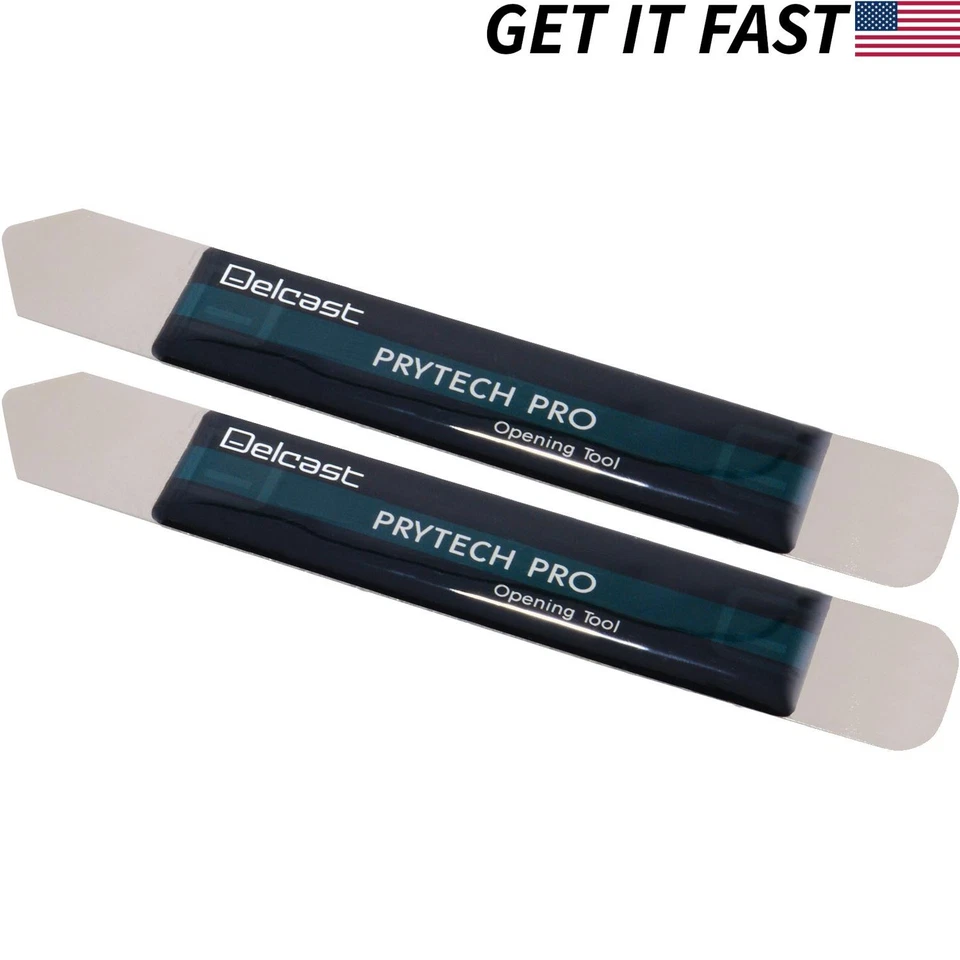 2 peças abridor de barra de ferramentas de abertura de metal fino para iPhone smartphone tablet tela - Imagem 1 de 1