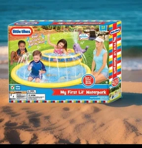Little Tikes My First Lil Wasserpark Planschbecken Wal Sprinkler Matte Kinder - Bild 1 von 7
