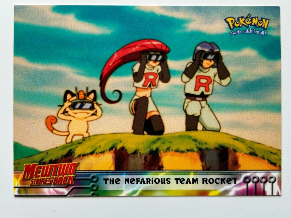 Topps Pokemon 第一部电影 Mewtwo 反击卡 - 3+ 折扣 10% + 选择和选择 — 第 1/1 张图片