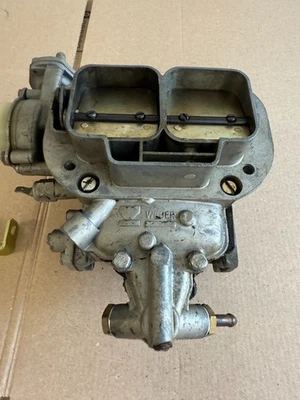 Carburador WEBER DGEV Genuino Europeo Eléctrico Choke Carburador NECESITA RECONSTRUCCIÓN Foto 1 de 4