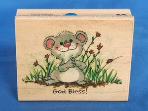 Estampilla de goma Suzy's Zoo God Bless A1805E - Imagen 1 de 4