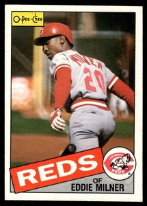1985 O-Pee-Chee Eddie Milner Cincinnati Reds #198 - Picture 1 of 2