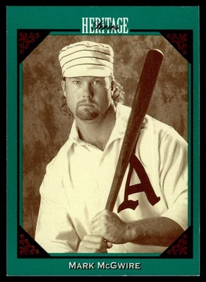 1993 Studio Heritage Mark McGwire Oakland Athletics #4 - Image 1 of 2