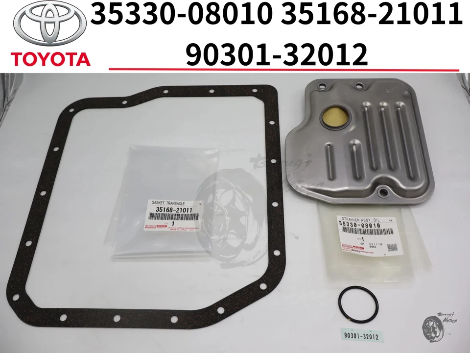 Juego de juntas tóricas de filtro de transmisión AT 35330-08010 OEM Toyota Lexus genuino Foto 1 de 4