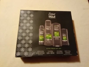 Dove Men+ Care Extra Fresh Set of 4 Body Wash Shampoo Conditioner Antiperspirant - Picture 1 of 4