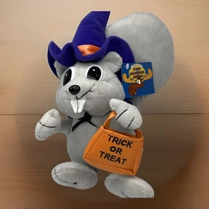 Rocky And Bullwinkle 1999 Plush Rocky Trick Or Treat Halloween RARE! - Picture 1 of 11