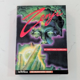 Zenji (Colecovision, 1984) Box, Manual, Catalog, Tray, & Cartridge - Authentic 