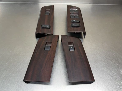 2008-2010 Ford F250 Super Duty Lariat Window Switches Set Wood Grain Bezel - Image 1 of 4