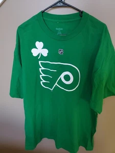 Vincent Lecavalier Philadelphia Flyers Reebok T-Shirt Herren 2XL Neu Selten Grün  - Bild 1 von 3