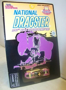 1:144 RACING CHAMPIONS 2001 NATIONAL DRAGSTER DODGE NHRA FUNNYCAR MEMBER CAR NIP - Picture 1 of 3