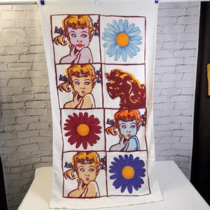 Vintage Coppertone Girl Strandtuch Jay Franco Warhol Style Strandtuch - Bild 1 von 12