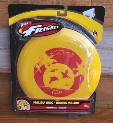 WHAM-O FRISBEE 2017 disco Malibu palmeras amarillas pelícanos nuevo en paquete  Foto 1 de 4