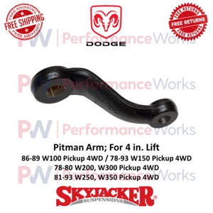 Skyjacker Pitman Arm 4" Lift For Dodge W100 W150 W200 W250 W300 W350 Pickup 4WD - Picture 1 of 12