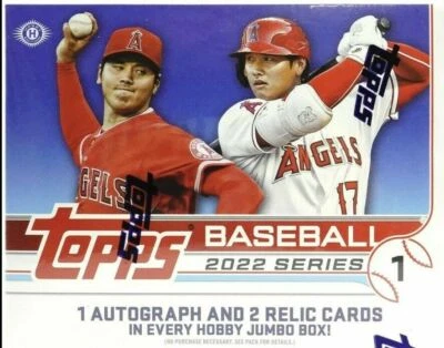 2022 Topps Series 1 Baseball Factory Sealed Jumbo HTA Box