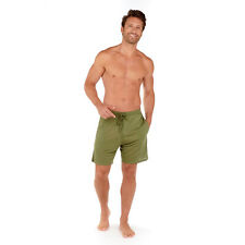 HOM Herren Shorts Cocooning Loungewear Khaki Green Modal M L XL XXL NEU