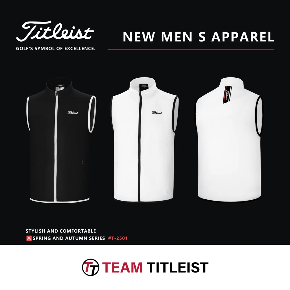 Jaqueta de golfe T-Vest primavera/verão macia esportes ao ar livre - NOVA - Imagem 1 de 4