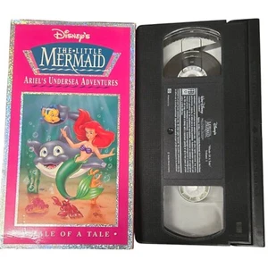Disneys The Little Mermaid Ariels Undersea Adventures VHS Whale Of A Tale 1992 - Imagen 1 de 12