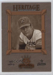 2002 Donruss Diamond Kings Heritage Collection Nolan Ryan #HC-2 HOF