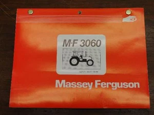 Original Massey Ferguson MF 3060 Tractor Parts Manual Book 1637171M6 - Picture 1 of 1