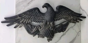 Dart 3867 Patriotic Eagle Shield Flag Hanging Wall Art Vtg Copper Guild AS IS - Picture 1 of 22