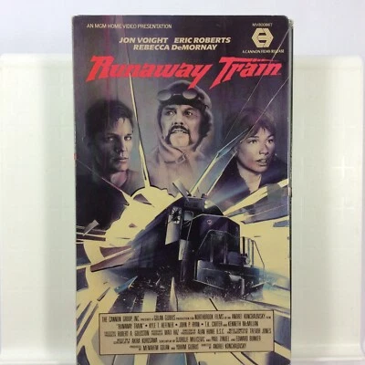 Runaway Train Jon Voight Eric Roberts 1986 VHS MGM Home Video Big Box Side Open - Image 1 of 4