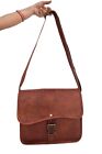 Leather Messenger Crossbody Bag Ipad/Tab Satchel Handbag Shoulder Bags Small 11"