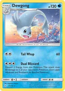 Dewgong 45/214 Rare SM - Unbroken Bonds Pokemon TCG - Picture 1 of 1