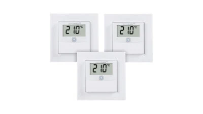 Homematic IP Smart Home 3er-Set Temperatur- und Luftfeuchtigkeitssensor HmIP-STH