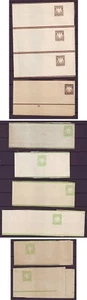 q9647/Baviera Alemania (8 uds) Como Nueva Envoltura Papelería Cubierta Colección 1874-1892 - Imagen 1 de 7