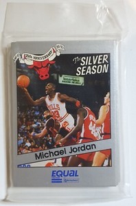 1991 Star Equal Michael Jordan Chicago Bulls SILVER (16 Cards) - Factory Sealed