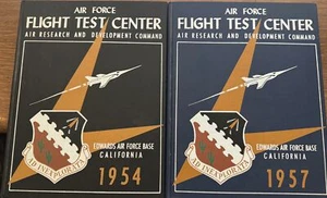Edwards Air Force Base * Annuari Flight Test Center * 1954 & 57 Gus Grissom - Foto 1 di 20