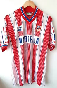 T-shirt maglietta vintage Atletico de madrid 1996 finale coppa marbella puma - Foto 1 di 10