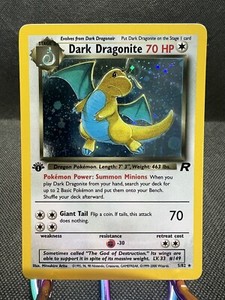 Dark Dragonite 1st Edition Holo | 5/82 Team Rocket | Pokemon - Very LP/NM 🐲