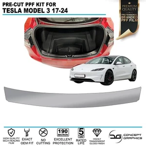 Stiefelöffnung Eingang Kratzer PPF Lackschutzfolie Kit für Tesla Modell 3 - Bild 1 von 4