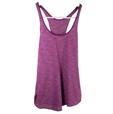Camiseta sin mangas Lululemon púrpura claro espalda cruzada para mujer pequeña entrenamiento de yoga sin mangas Foto 1 de 4