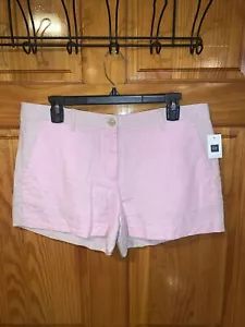 NWT Gap Women’s Sz 10 US Light Pink Khaki Short Shorts - Picture 1 of 6