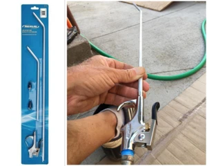 Air Blow Gun Kit 5 Piece Air Duster Blower Rubber Tip With 2 Ft Extensions NEW - Picture 1 of 6