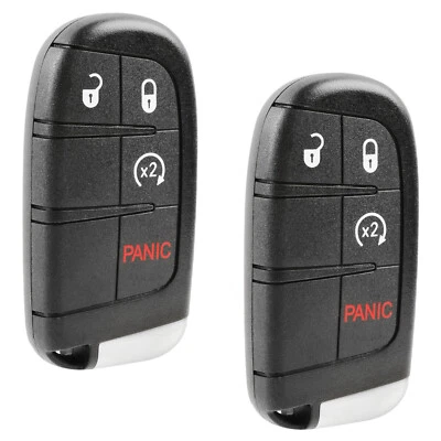 2 Remote Car Key Fob for 2013 2014 2015 2016 2017 2018 Chrysler 300 M3N-40821302 - Image 1 of 2