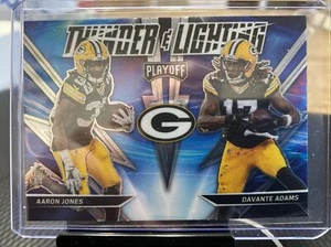2021 Playoff Thunder and Lighting TL-11 Aaron Jones Davante Adams Packers ππ₯ - Picture 1 of 2