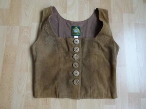 Damen Trachten Lederweste / Weste von Hammerschmid Gr 40 M Braun Leder NEUWERTIG - Bild 1 von 5