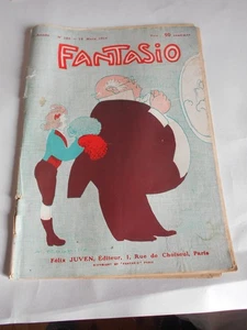 Fantasio No 184 15 march 1914 art Nouveau satire magazine french - Picture 1 of 11