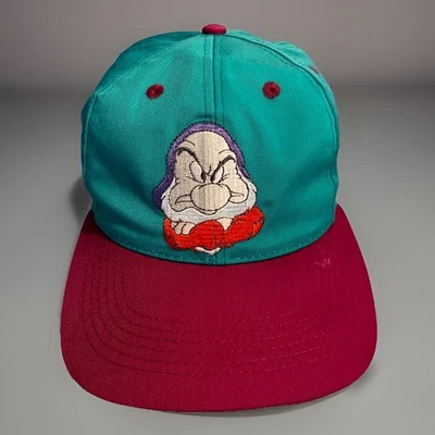 De colección Sombrero Disney Gruñón Blancanieves Enanos Snapback Blockhead Foto 1 de 4