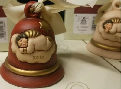 Thun Campanella 2010 NUOVA Angelo stella addobbo no presepe teddy club formella - Immagine 1 di 4