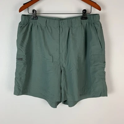 Columbia Shorts Womens 1X 5.5” Inseam Green Zipper Hiking Lightweight Quick Dry - Image 1 of 4
