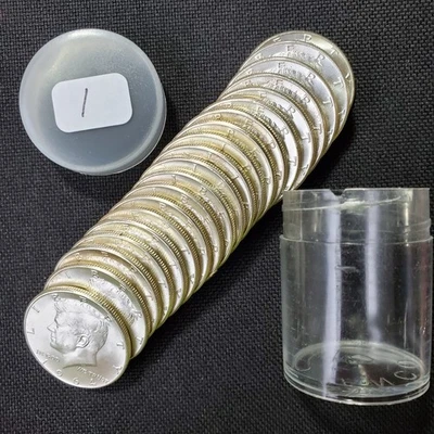 1964 Kennedy Half Dollar - Uncirculated Roll of 20 Pictured - Image 1 of 4