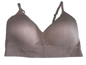 Maidenform DM2303 Pure Comfort Feel Good Seamless Bralette Sz M Beige - Picture 1 of 7