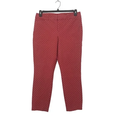 Pantalones ajustados Old Navy Pixie tiro alto a lunares para mujer talla 12 Rush rosa y blanco Foto 1 de 4