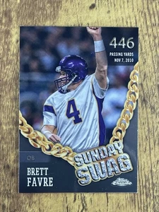 Brett Favre Sunday Swag 2024 Topps Chrome Football Karte #SS-13 - Bild 1 von 2