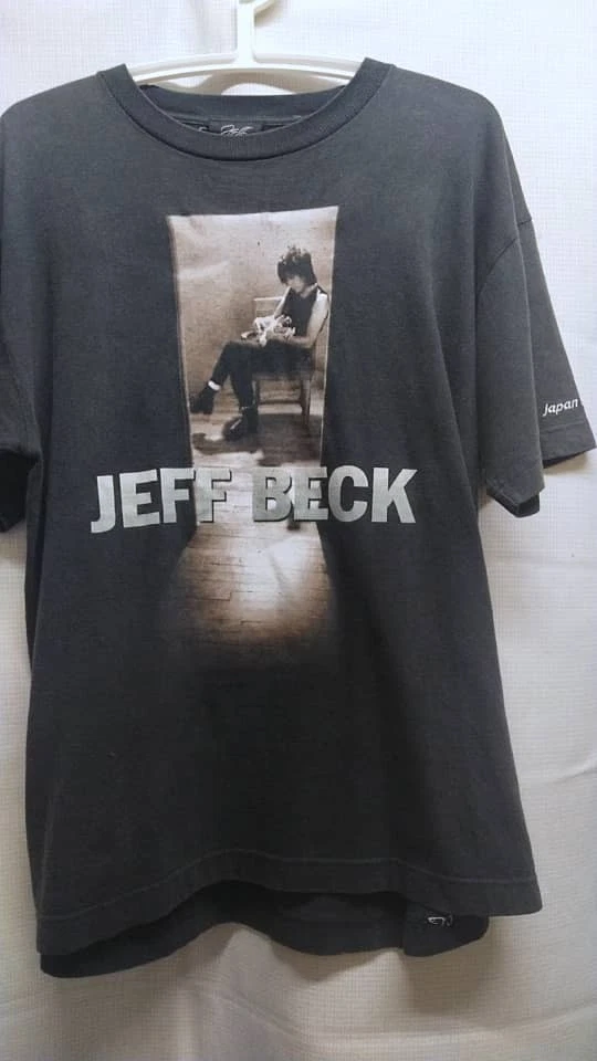 Camiseta Negra De Colección Rara JEFF BECK 'WHO ELSE JAPAN TOUR 1999' Talla L Foto 1 de 4