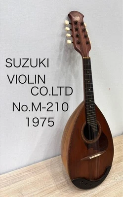 Mandolina modelo acústico japonés Suzuki M-210 vintage carrocería solo Japón Foto 1 de 4